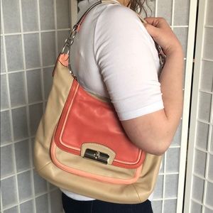 Coach Kristin Leather Shoulder Bag